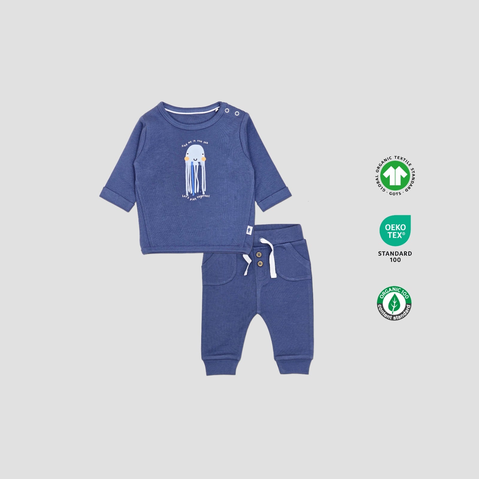 Stylish Ocean Blue Co-ord set